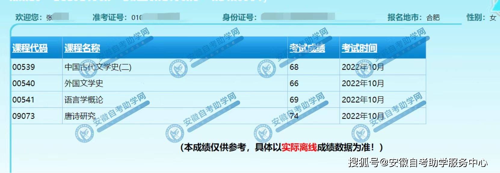 安徽自考网退费
