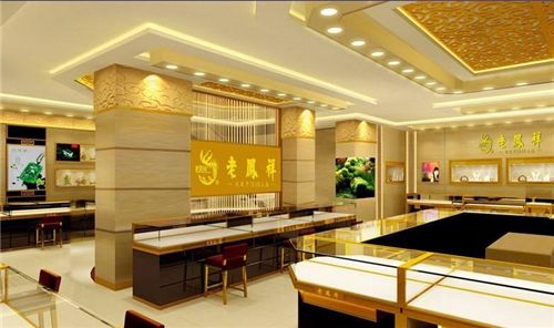 百货超市珠宝柜台